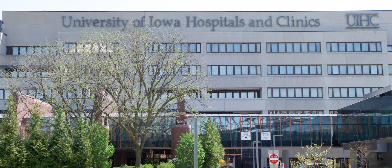 University of Iowa hospitals and clinics main building photo
